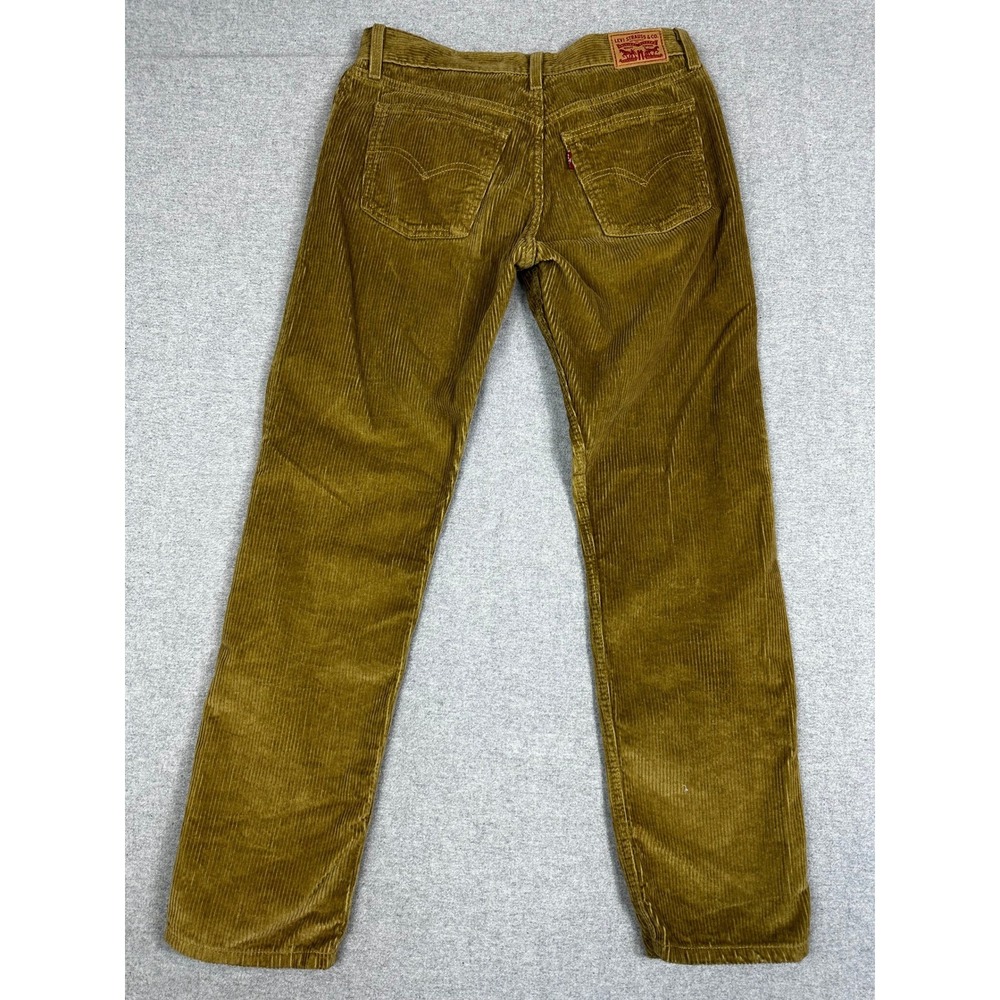 Levis Corduroy Pants 29x30 Harvest Gold Baggy Straight Leg - Picture 2 of 11